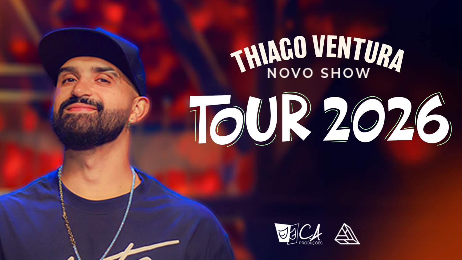 Thiago Ventura apresenta novo show “Lado a Lado” em Americana nesta sexta-feira (10)