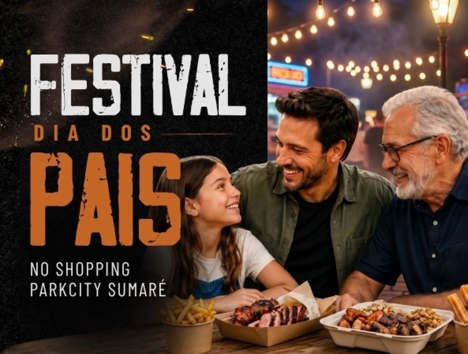 ParkCity Sumaré promove Festival de Dia dos Pais com gastronomia, música e atrações para toda a família