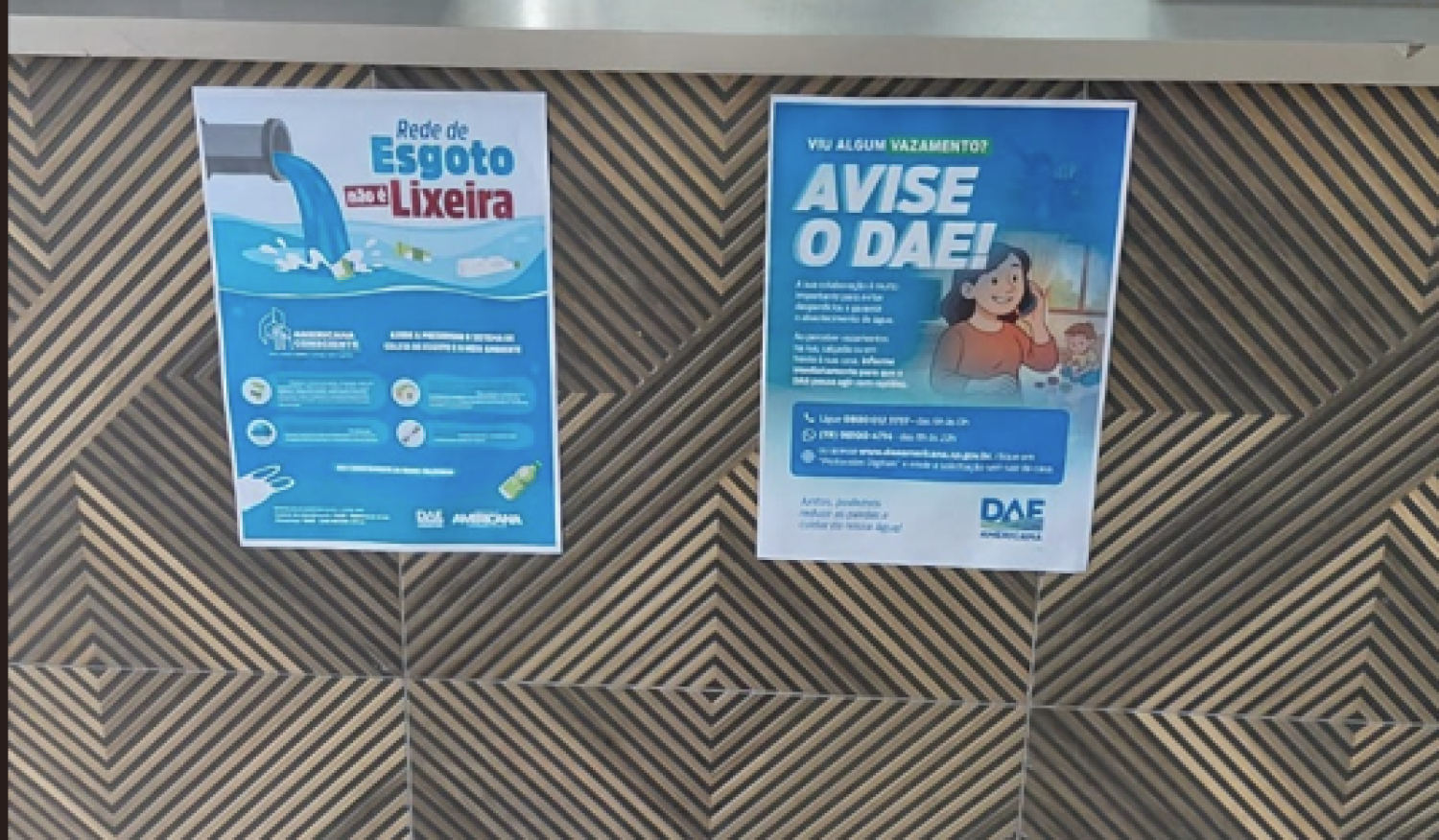DAE realiza campanha “Rede de Esgoto não é Lixeira”