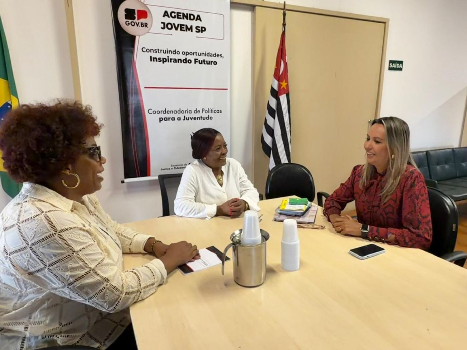 Talitha De Nadai se reúne com coordenadora da Secretaria da Justiça e Cidadania de SP